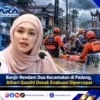 Banjir Rendam Dua Kecamatan di Padang, Athari Gauthi Desak Evakuasi Dipercepat
