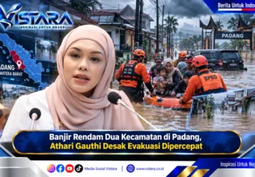 Banjir Rendam Dua Kecamatan di Padang, Athari Gauthi Desak Evakuasi Dipercepat