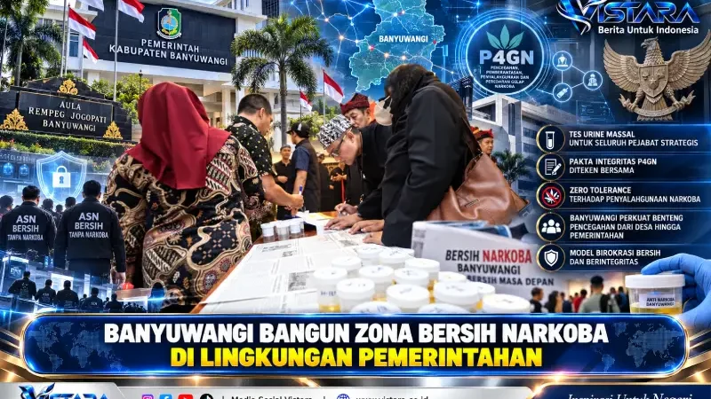 Banyuwangi Bangun Zona Bersih Narkoba di Lingkungan Pemerintahan