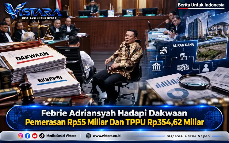 Febrie Adriansyah Hadapi Dakwaan Pemerasan Rp55 Miliar Dan TPPU Rp354,62 Miliar