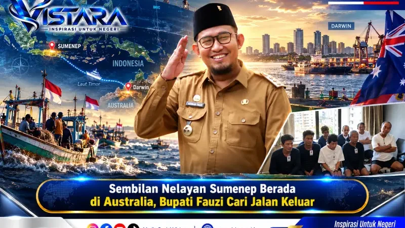 Sembilan Nelayan Sumenep Berada di Australia, Bupati Fauzi Cari Jalan Keluar