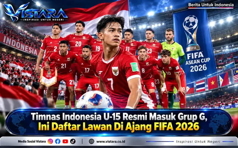 Timnas Indonesia U-15 Resmi Masuk Grup G, Ini Daftar Lawan Di Ajang FIFA 2026